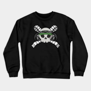 Film makers Jolly Roger pirate flag (no caption) Crewneck Sweatshirt